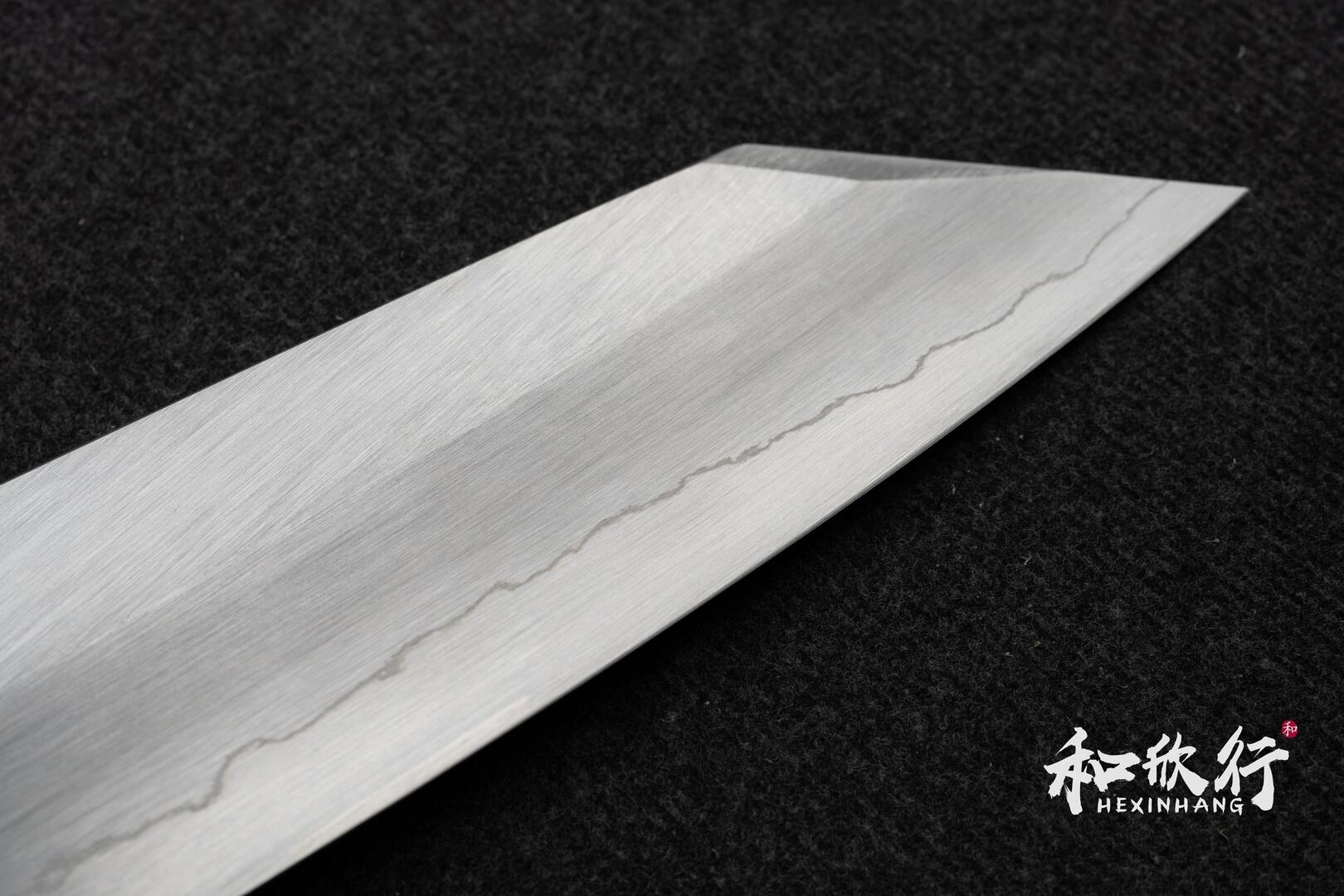 初心Hatsukokoro × 中川作銀三鋼本霞切付牛刀240mm